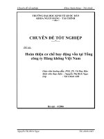 Hoàn thiện cơ chế huy động vốn tại Tổng công ty Hàng không Việt Nam