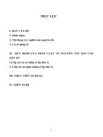 QUY ĐỊNH CỦA PHÁP LUẬT VỀ NGUYÊN TẮC HAI CẤP XÉT XỬ