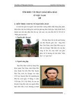 TÌM HIỂU VỀ PHẬT GIÁO HÒA HẢO Ở VIỆT NAM