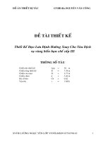 Thiết kế đạo lưu định hướng xoay cho tàu dịch vụ vùng biển hạn chế cấp III