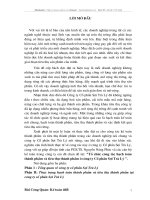 Tổ chức công tác hạch toán thành phẩm và tiêu thụ thành phẩm ở công ty Cổ phần Sợi Trà Lý