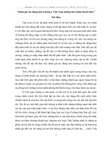 Đánh giá tác động môi trường ở Việt Nam những khó khăn thách thức