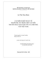 Cái nhìn nghệ thuật về người phụ nữ trong một vài tiểu thuyết đoạt giải năm 1991 của hội nhà văn Việt Nam