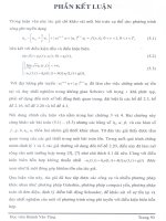 Khảo sát  phương trình sóng phi tuyến trong không gian Sobolev có trọng 7