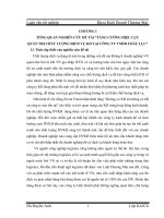 TĂNG CƯỜNG HIỆU LỰC QUẢN TRỊ CHẤT LƯỢNG DỊCH VỤ KH TẠI CÔNG TY TNHH CHÂU LỤC