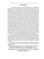 PHÂN TÍCH NỘI DUNG QUY LUẬT QUAN HỆ SẢN XUẤT PHÙ HỢP VỚI TÍNH CHẤT VÀ TRÌNH ĐỘ CỦA LỰC LƯỢNG SẢN XUẤT VÀ VẬN DỤNG CỦA ĐẢNG TA TRONG GIAI ĐOẠN HIỆN NAY