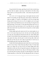 Giải pháp mở rộng hoạt động cho vay đối với doanh nghiệp ngoài quốc doanh tại Sở giao dịch I – Ngân hàng Đầu tư và Phát triển Việt Nam