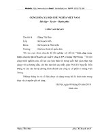 Giải pháp hoàn thiện công tác lập kế hoạch sản xuất ở công ty CP xi măng Việt Trung