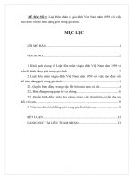 Luật Hôn nhân và gia đình Việt Nam năm 1959 với việc bảo đảm vấn đề bình đẳng giới trong gia đình