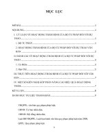 hoạt động thẩm định của bộ tư pháp đối với dự thảo văn bản quy phạm pháp luậtx