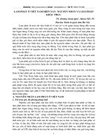 Lạm phát ở Việt Nam hiện nay - Nguyên nhân và giải phải khắc phục