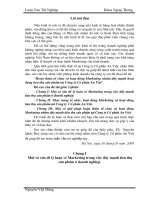 3 Hoàn thiện tổ chức và hoạt động Marketing nhằm đẩy mạnh hoạt động tiêu thụ sản phẩm tại Công ty Cổ phần An Việt