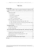 Đặc điểm tự nhiên và thực trạng phát triển Kinh tế xã hội huyện Thọ Xuân