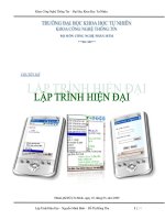 Lập trình hiện đại
