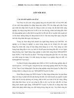 Hoạt động đầu tư cho vay đối với hộ sản xuất tại NHNo & PTNT chi nhánh huyện Vụ Bản
