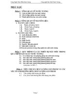 QUÁ TRÌNH SẢN XUẤT NƯỚC TƯƠNG