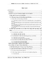 Những giải pháp thúc đẩy hoạt động xuất khẩu hàng dệt may của công ty may Tùng Phương