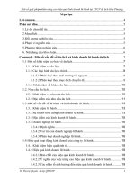 Một số giải pháp nhằm nâng cao hiệu quả kinh doanh lữ hành tại Công ty cổ phần Du Lịch Hoa Phượng