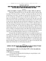 Hoàn thiện phương pháp phân tích hieuj quả các dự án đầu tư xây dựng cơ sở hạn tầng kỹ thuật khu công nghiệp tập trung