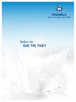 Niềm tin - giá trị thật