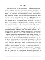 THỰC TRẠNG ĐẦU TƯ PHÁT TRIỂN NGÀNH THỦY SẢN VIỆT NAM