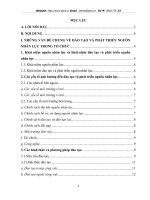 Bàn về vấn đề đào tạo và phát triển nguồn nhân lực trong tổ chức