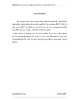một số giải pháp nhằm thu hút khách du lịch đến tỉnh Phú Thọ giai đoạn 2007-2010 và đinh hướng 2010