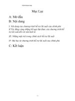 chương trình hỗ trợ lãi suất của chính phủ