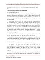 CƠ SỞ LÝ LUẬN VỀ ĐÀO TẠO VÀ PHÁT TRIỂN NGUỒN NHÂN  LỰC