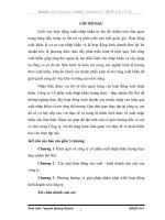 Các mặt hoạt động sản xuất - kinh doanh chủ yếu của công ty cổ phần xuất nhập khẩu lương thực thực phẩm Hà Nội