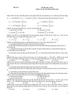 Đề số 13 Đề thi môn: Vật lí (Dành cho thí sinh Không Phân ban)