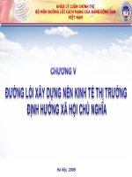 Đường lối xây dựng nền kinh tế thị trường định hướng xã hội chủ nghĩa