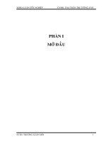 phương án xử lý nước thải tại khu nghỉ dưỡng cao cấp khu Dinh I - Thành phố Đà Lạt