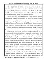 Một số hoạt động nhằm nâng cao chất lượng tiết Sinh hoạt chào cờ