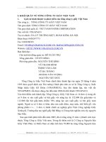 ĐÁNH GIÁ KẾT QUẢ HOẠT ĐỘNG SẢN XUẤT KINH DOANH CỦA TỔNG CÔNG TY GIẤY VIỆT NAM