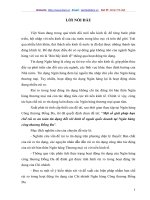 Một số giải pháp hạn chế rủi ro an toàn tín dụng đối với kinh tế ngoài quốc doanh tại Ngân hàng công thương Đống Đa