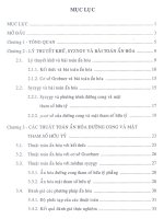 Phương pháp xác định phương trình dạng ẩn cho đường  cong và mặt tham số hữu tỷ1