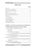 mục lục luận văn