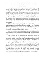 Một số biện pháp nâng cao khả năng cạnh tranh của hàng dệt may Việt Nam trên thị trương thế giới