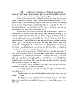 Hoạt động kinh doanh và quản lý tại công ty xây dựng công trình Hà Nội