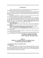 Kiểm Toán Hoạt Động Tiêu Thụ Tại Công Ty