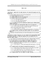 Chuyển dịch cơ cấu kinh tế huyện Mộc Châu tỉnh Sơn La