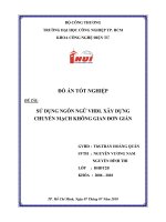 SỬ DỤNG NGÔN NGỮ VHDL XÂY DỰNG CHUYỂN MẠCH KHÔNG GIAN ĐƠN GIẢN