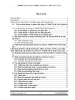 Giải pháp thúc đẩy tiêu thụ và thiết bị vệ sinh  tại Công ty TNHH TM & XNK Ngân Hà