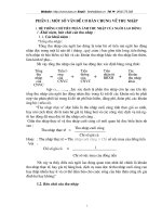 Một số vấn đề cơ bản về thu nhập