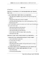 Hợp đồng mua bán hàng hoá từ lý thuyết đến thực tiễn áp dụng tại công ty TNHH IPC