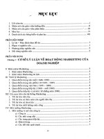 Giải pháp nâng cao hiệu quả marketing khách sạn Continental 2007