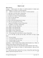 TỔNG QUAN VỀ CÔNG TY CHỨNG KHOÁN VÀ HIỆU QUẢ HOẠT ĐỘNG CỦA CÔNG TY CHỨNG KHOÁN