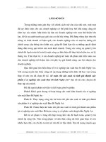 Kế toán tập hợp chi phí sản xuất và tính giá thành sản phẩm ở xí nghiệp sản xuất Bao bì tỉnh Nghệ An