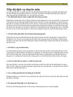 Tiếp thị dịch vụ chuyên môn